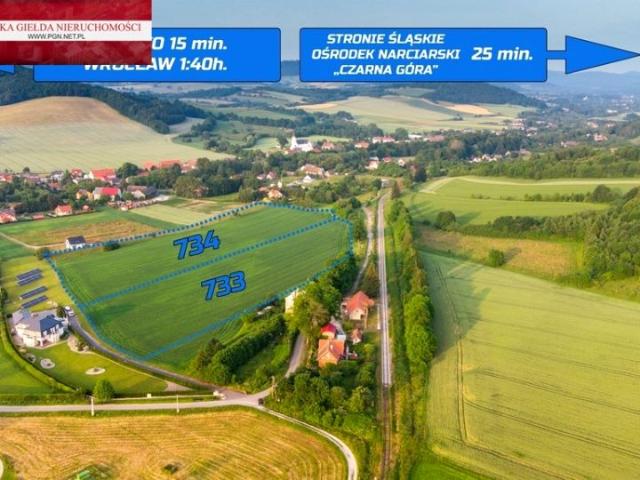 Działka 56 322 m², Kłodzko