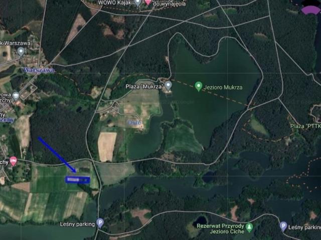 Działka 5000 m2 w Wierzchy nad jeziorami i parkiem
