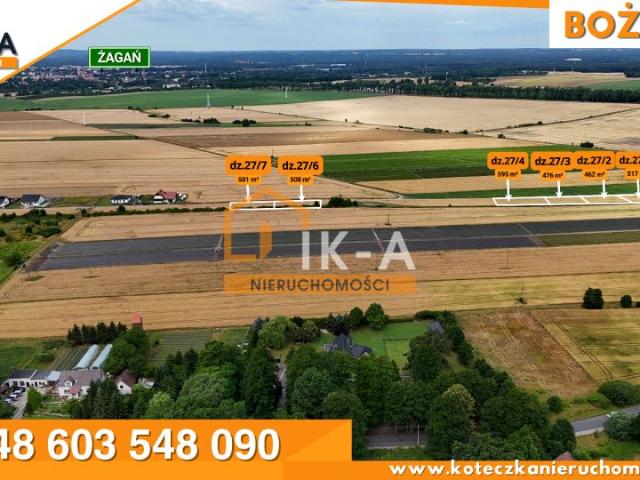 Działka 1 678 m², Bożnów