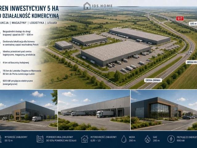 Działka 50 000 m², Lublin