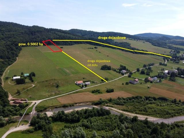 Działka 5 002 m², Myscowa