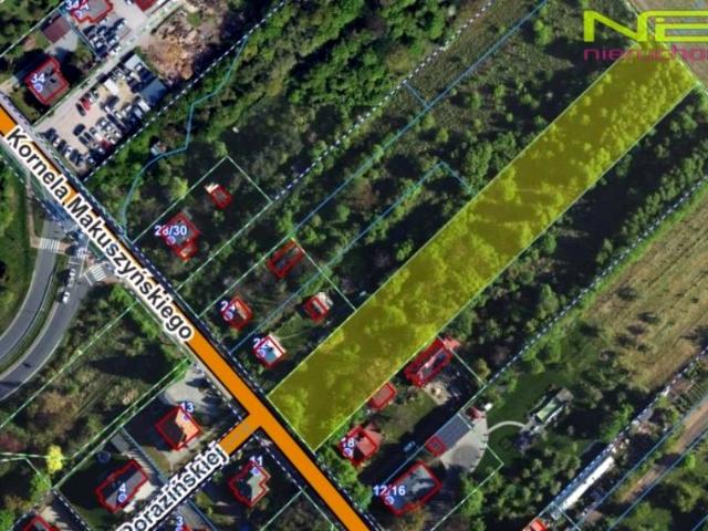 Działka 5 096 m², Częstochowa