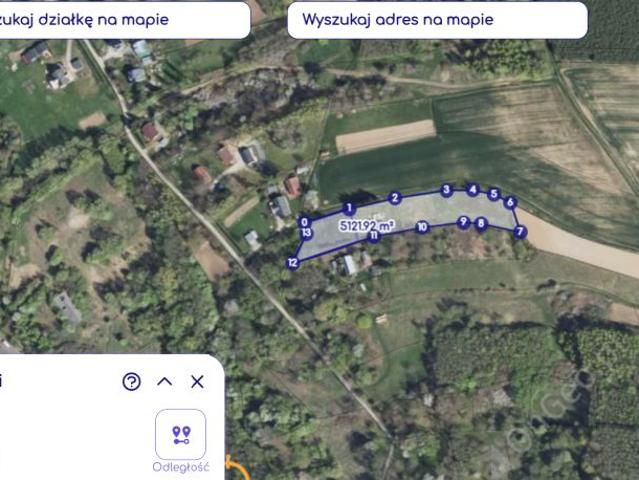Działka 5 141 m², Wysoka Strzyżowska