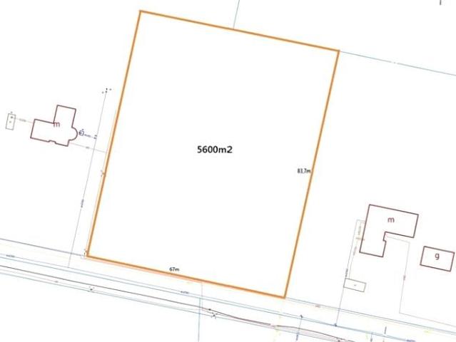 Działka 5 600 m², Jarużyn