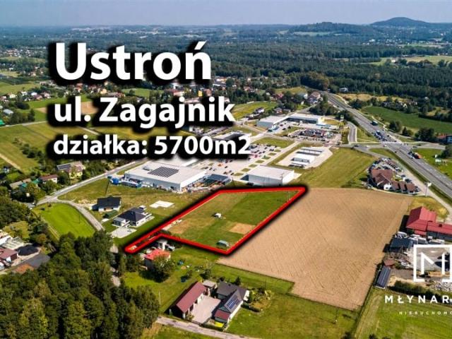 Działka 5 707 m², Ustroń