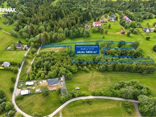 Działka 5 800 m², Sól Kiczora