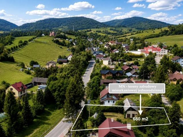 Działka 660 m², Złockie