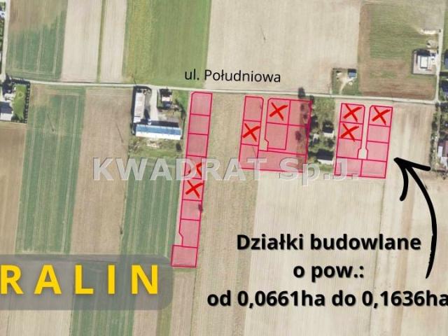 Działka 661 m², Bralin
