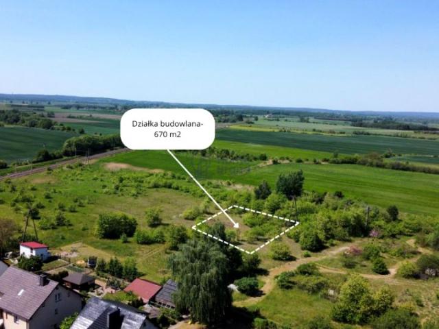 Działka 670 m², Ścinawa