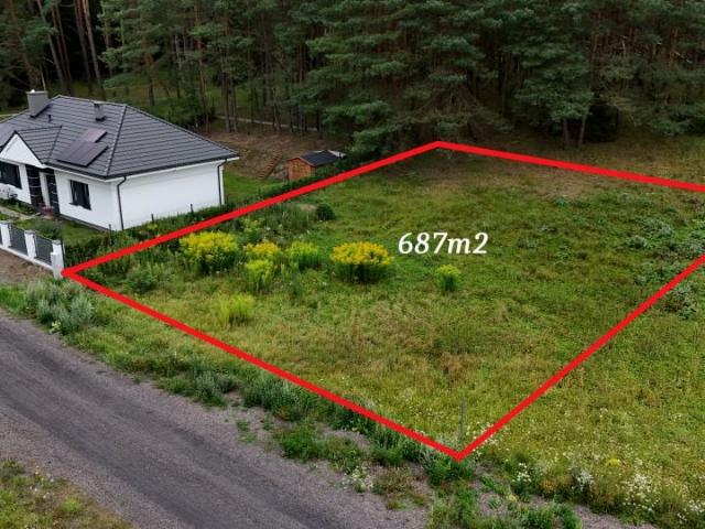 Działka 687 m², Piła