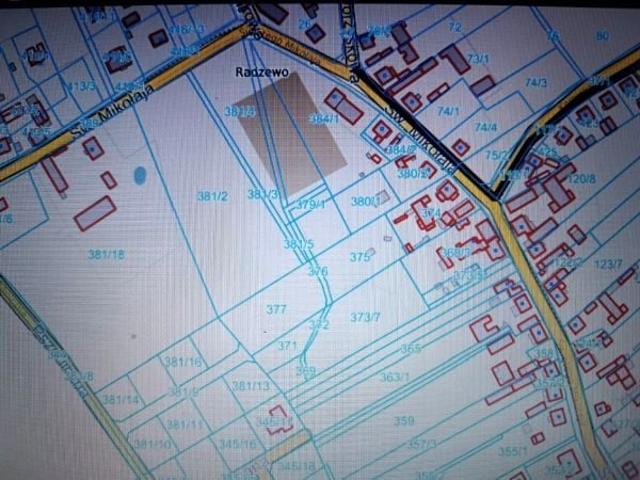 Działka 685 m², Radzewo