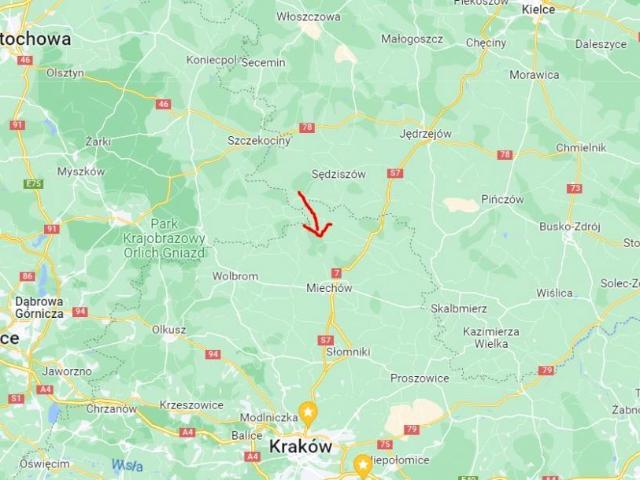 Działka 69 400 m², Kozłów