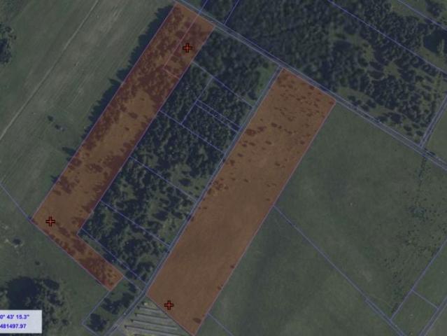 Działka 69 800 m², Jedwabno