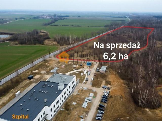 Działka 62 500 m², Legnica