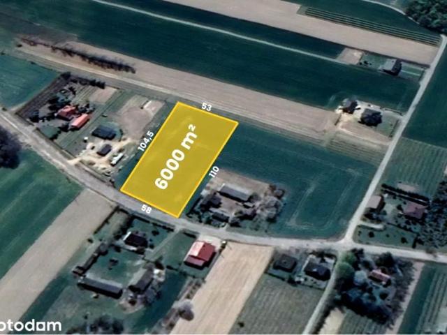 Działka 6 000 m², Stary Gaj