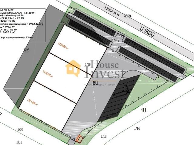 Działka 6 130 m², Legnica