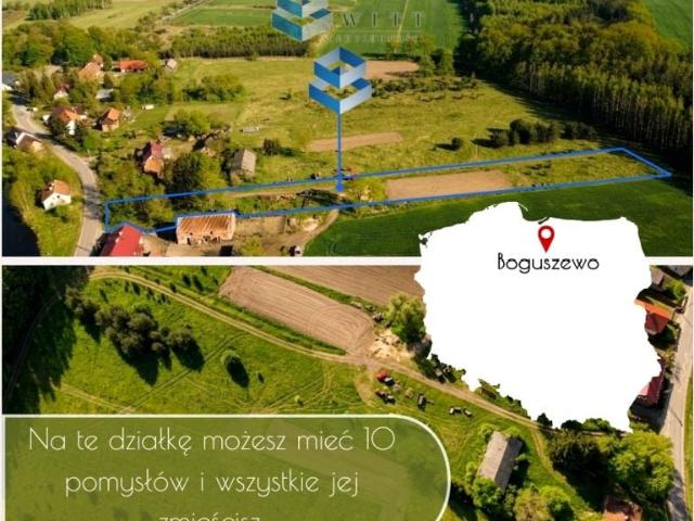 Działka 6 262 m², Boguszewo