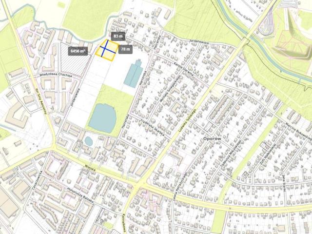 Działka 6 450 m², Wrocław