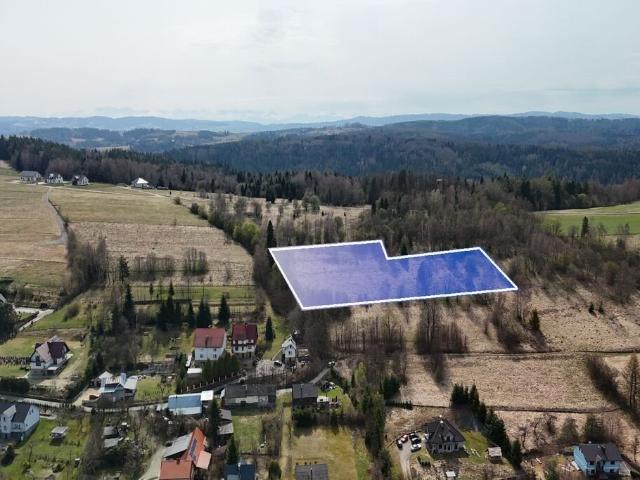 Działka 6 596 m² z widokami, pod dom i zagrodę