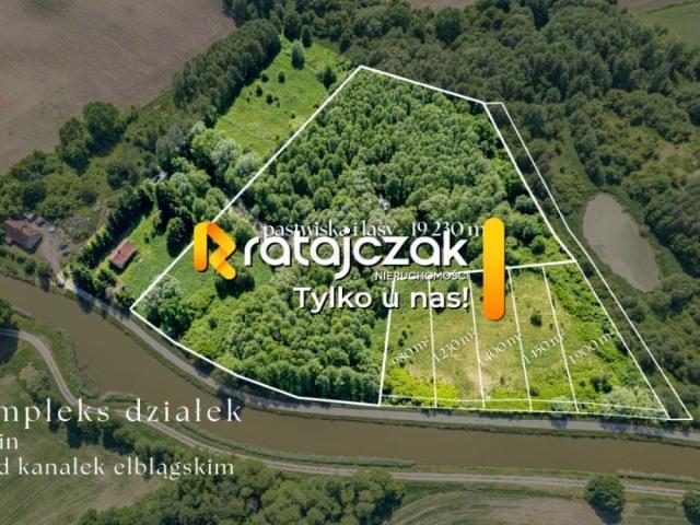 Działka 6 951 m², Krasin