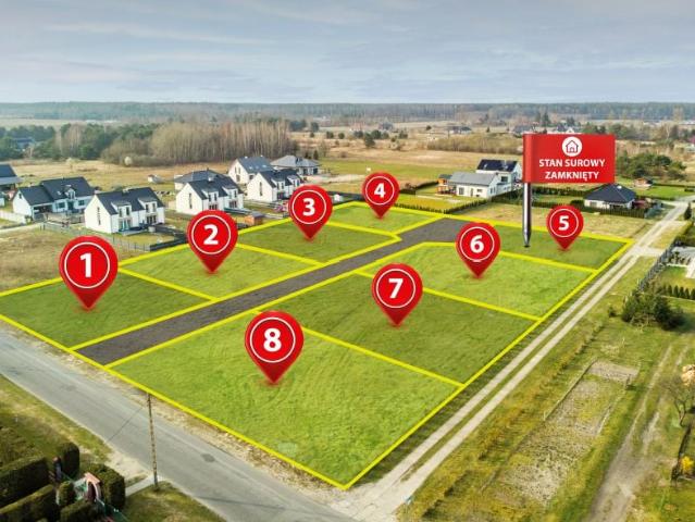 Działka 7 951 m², Białuń