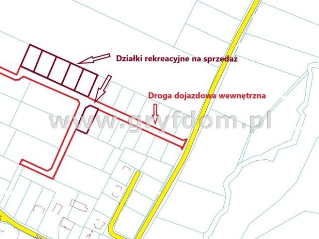 Działka 750 m², Karnice