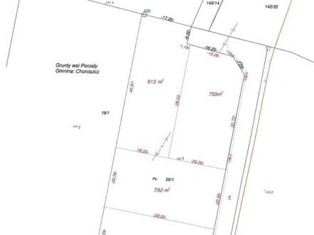 Działka 755 m², Porosły Kolonia