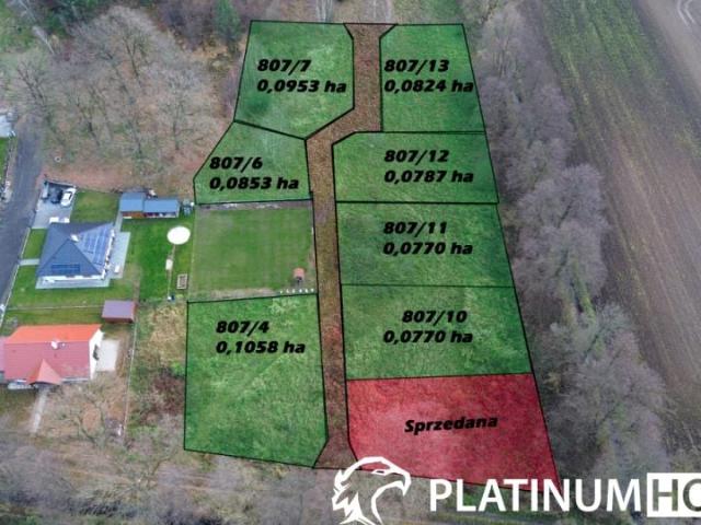 Działka 770 m², Zielona Góra