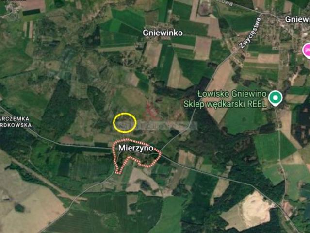 Działka 77 000 m², Mierzyno
