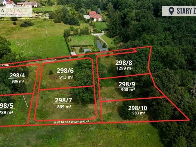 Działka 789 m², Żagań