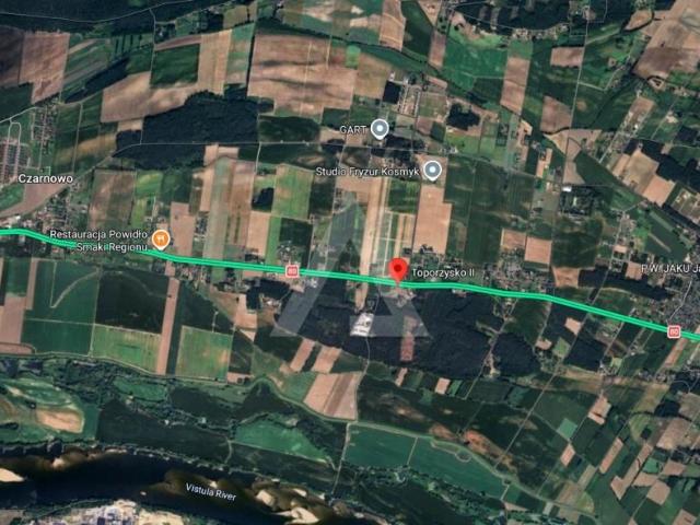 Działka 799 m², Toporzysko