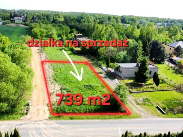 Działka 739 m², Wrzosowa