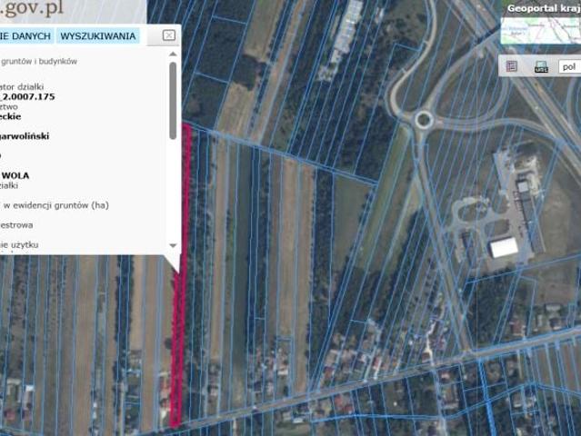 Działka 7 000 m², Kobyla Wola
