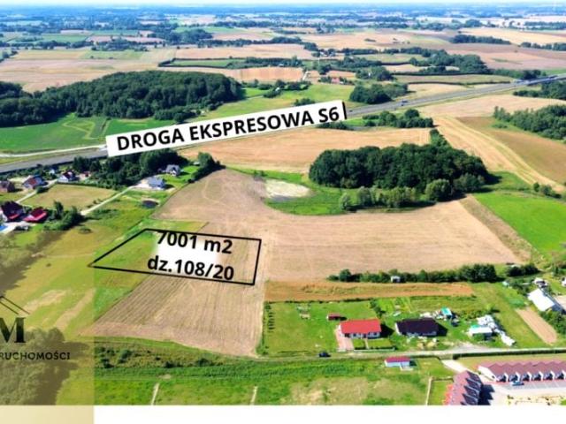 Działka 7 001 m², Słowienkowo