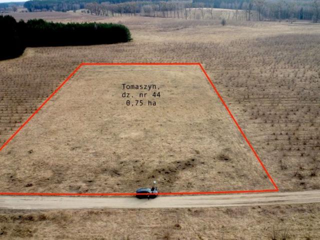 Działka 7 500 m², Tomaszyn