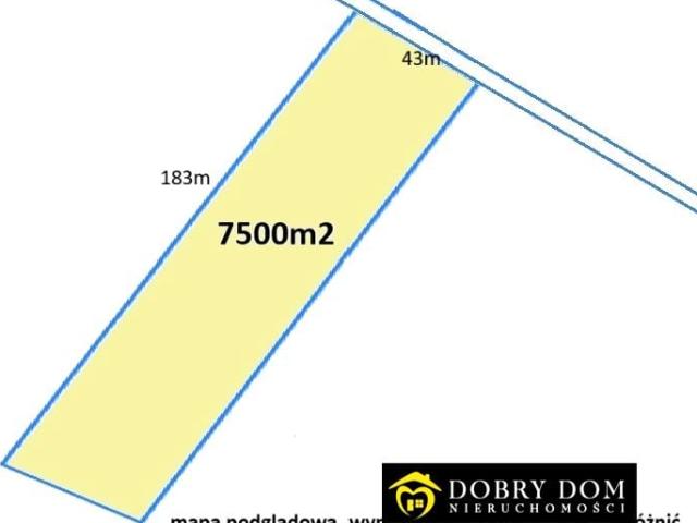 Działka 7 500 m², Zabłudów