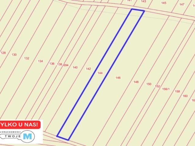 Działka 7 578 m², Osiny