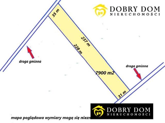 Działka 7 900 m², Dąbrowa Białostocka