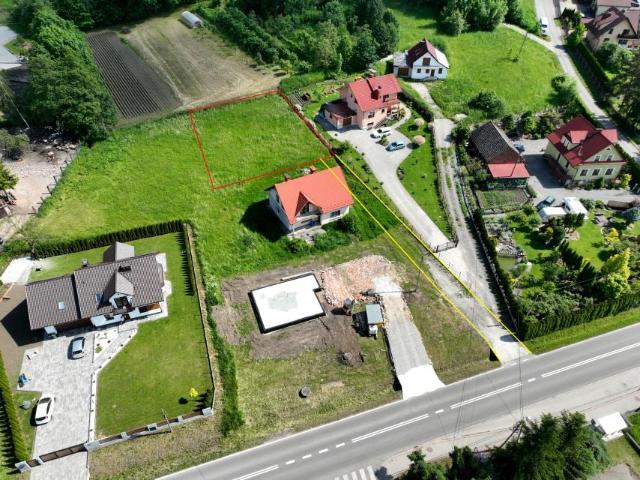 Działka 840 m², Stradomka
