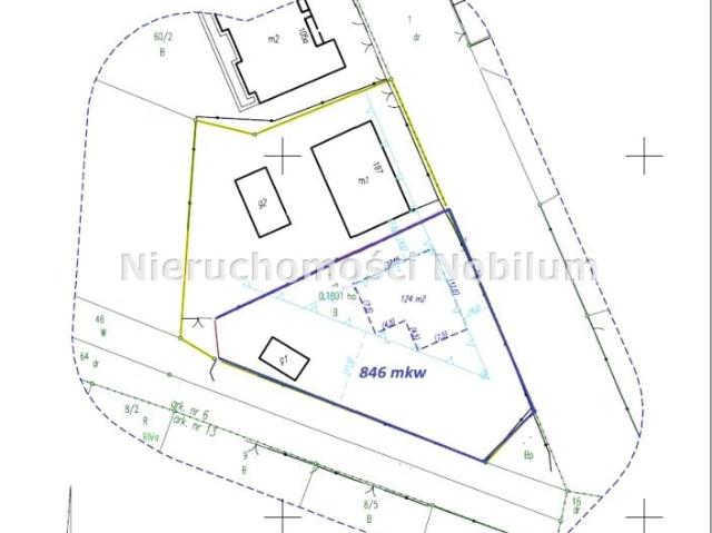 Działka 857 m², Wrocław