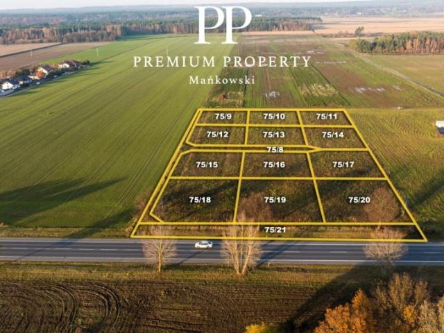 Działka 849 m², Toporzysko
