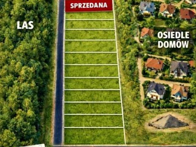 Działka 850 m², Okuninka
