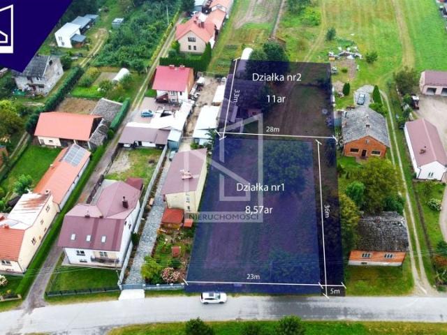 Działka 857 m², Nienadówka