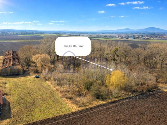 Działka 863 m², Jaksonów