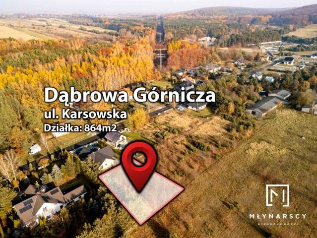 Działka 864 m², Dąbrowa Górnicza