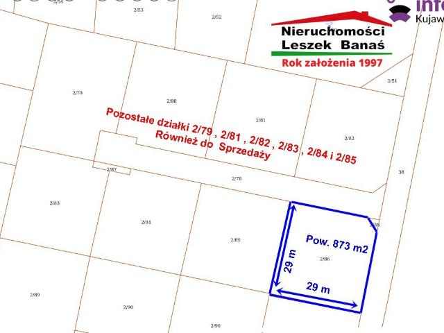 Działka 873 m2 z mediami, blisko lasu, 10 min od Grudziądza