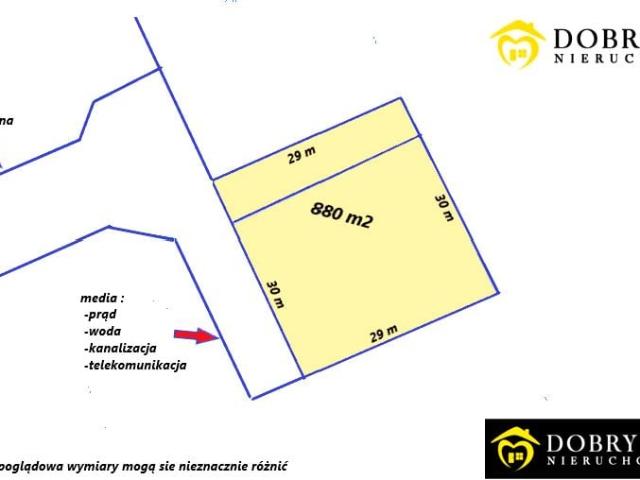 Działka 880 m², Dąbrowa Białostocka
