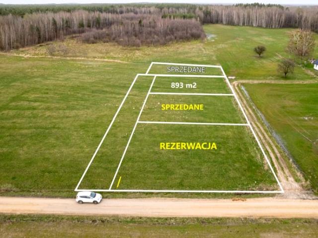 Działka 893 m², Zwierki