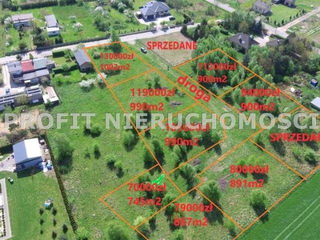 Skrajna 891 m², Ozorków