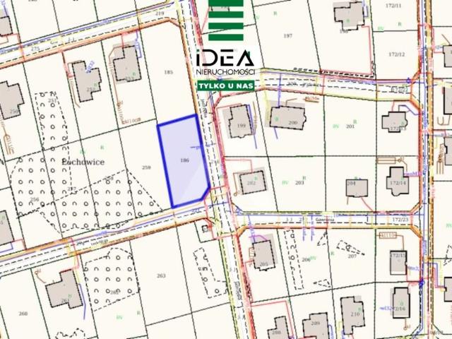 Działka 897 m², Łochowice